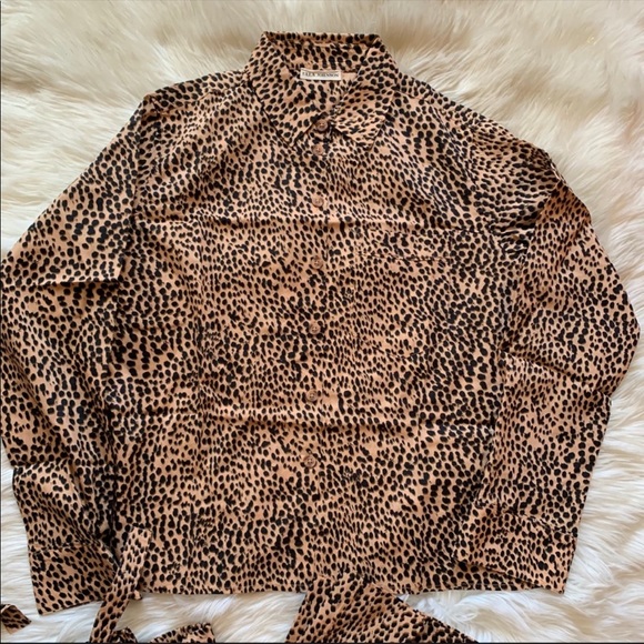 New! ULLA JOHNSON Ivy Cheetah Animal Print PJ Set - Picture 9 of 16